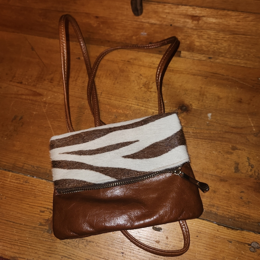 Genuine Leatger & Hide  GG Boss Made in USA Crossbody Purse